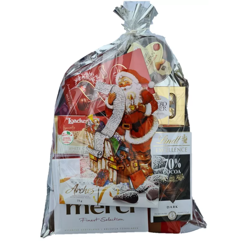 PACZKA ŚWIĄTECZNA ZESTAW PREZENTOWY PREMIUM LINDT