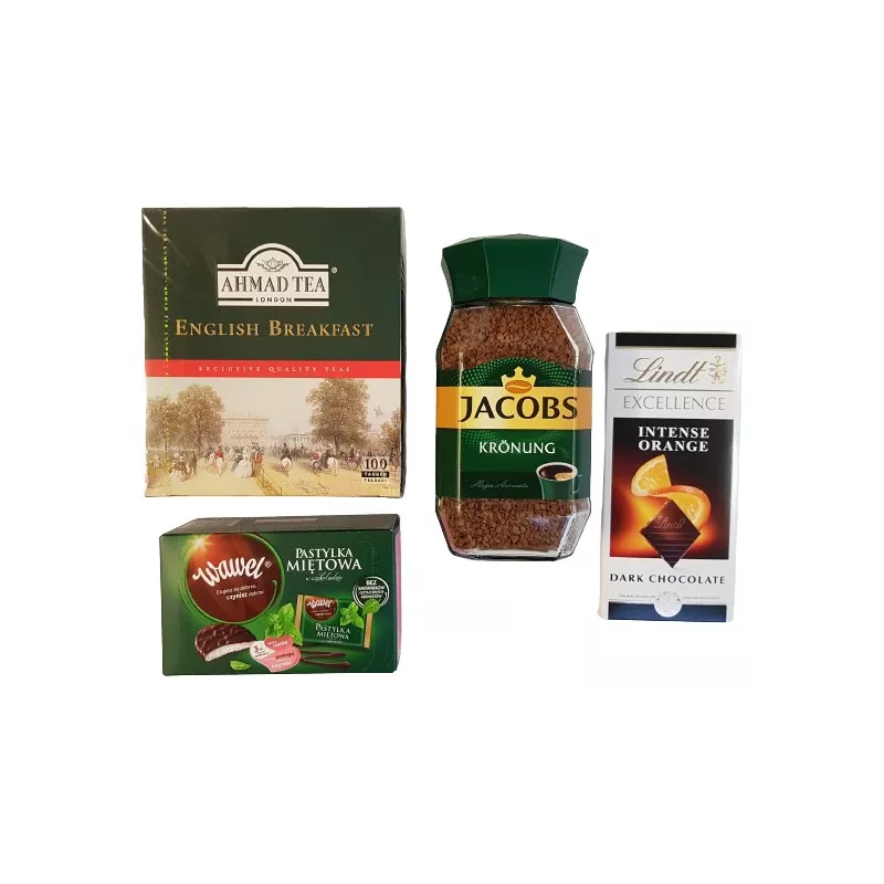 PACZKA ŚWIĄTECZNA ZESTAW PREZENTOWY Z KAWĄ nr5