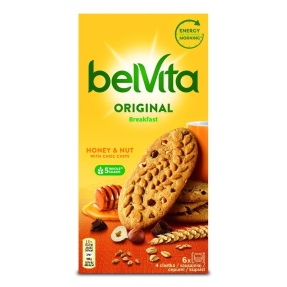 Belvita Ciastka orzechowe z miodem 300g
