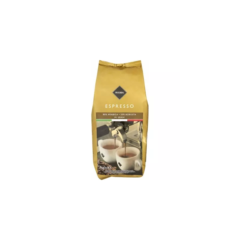 Rioba Espresso Gold Kawa ziarnista prażona 3 kg Rioba Espresso Gold Kawa ziarnista prażona 3 kg