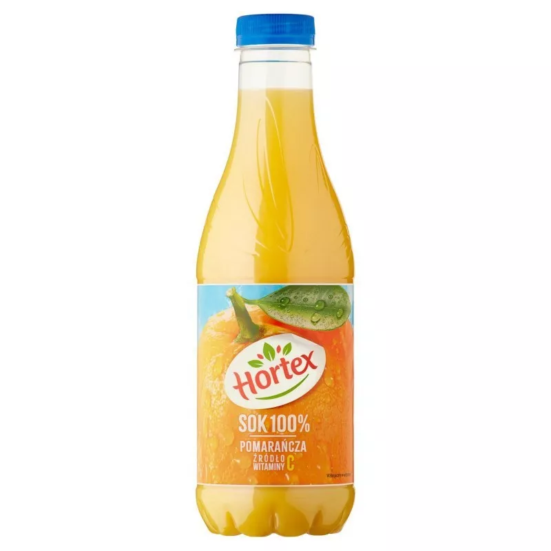 Hortex Sok Pomarańczowy PET 100% 1l. x 6 sztuk