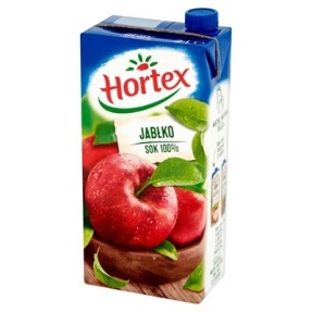 Hortex Sok jabłkowy 100% 2l. x 6 sztuk