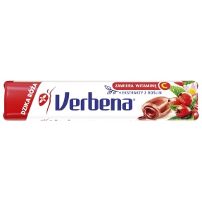 CUKIERKI VERBENA DZIKA RÓŻA 32G x 24 sztuki