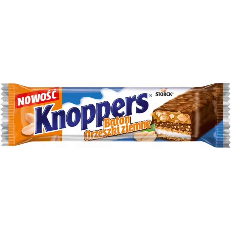 Knoppers Baton orzeszki ziemne 40 g x 24 sztuki Knoppers Baton orzeszki ziemne 40 g x 24 sztuki
