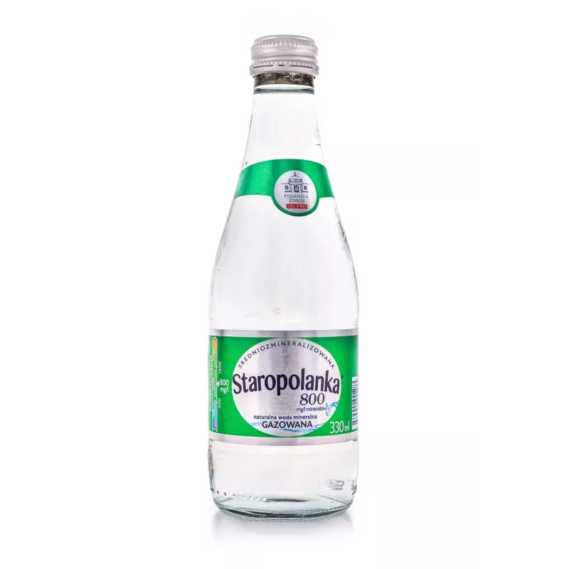 Staropolanka 0.33 l. Gazowana szkło x 12 sztuk