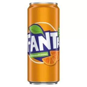 FANTA ORANGE Napój gazowany 330 ml 24 sztuki