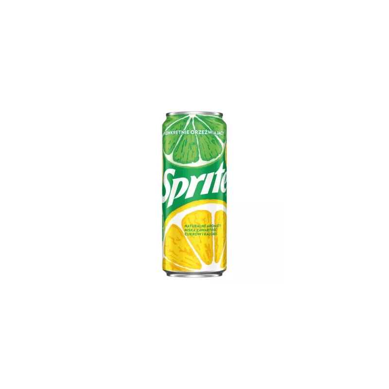 SPRITE Napój gazowany 330 ml 24 sztuki SPRITE Napój gazowany 330 ml 24 sztuki