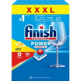 Finish Power Essential Lemon Kapsułki do zmywarek 80 sztuk