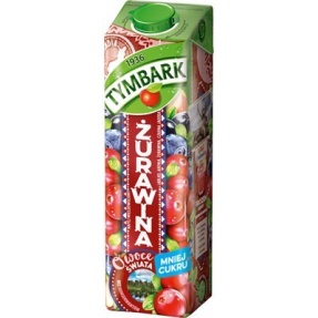 Tymbark Owoce Świata Napój żurawina1 l. x 6 sztuk