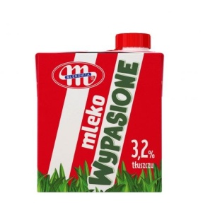 Mlekovita WYPASIONE Mleko UHT 3.2% tł. 500 ML. x 12 sztuk