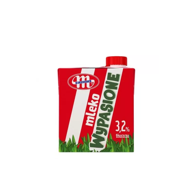 Mlekovita WYPASIONE Mleko UHT 3.2% tł. 500 ML. x 12 sztuk Mlekovita WYPASIONE Mleko UHT 3.2% tł. 500 ML. x 12 sztuk
