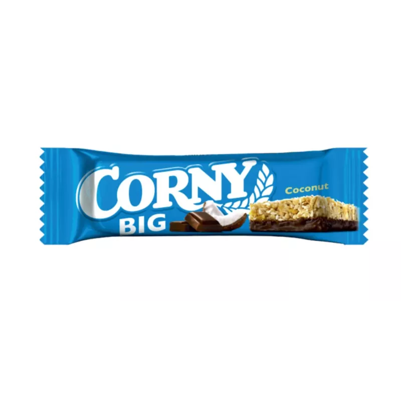 CORNY Big Baton zbożowy czekoladowo-kokosowy 50g x 24 sztuki CORNY Big Baton zbożowy czekoladowo-kokosowy 50g x 24 sztuki