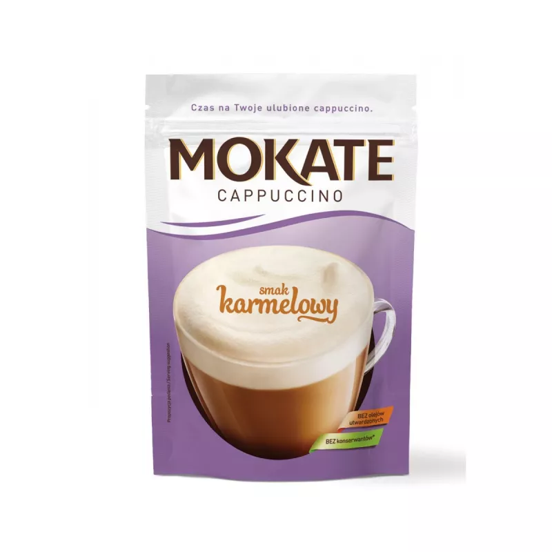 Cappuccino Mokate o smaku Karmelowym 110 g Cappuccino Mokate o smaku Karmelowym 110 g