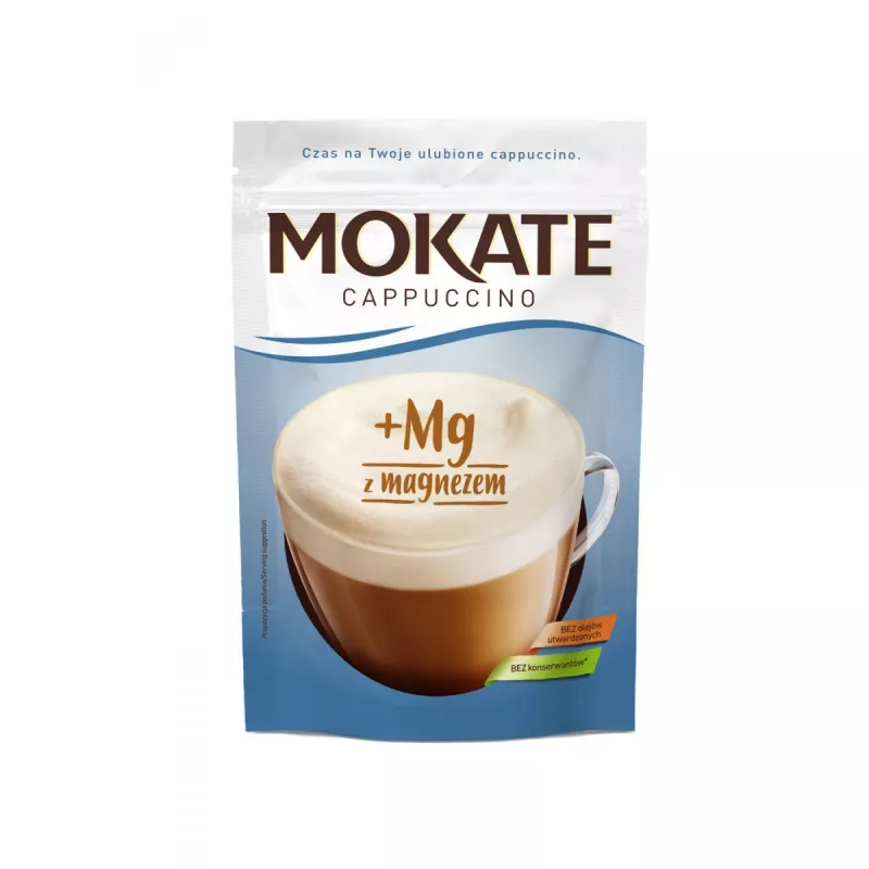 Cappuccino Mokate z magnezem 110 g Cappuccino Mokate z magnezem 110 g
