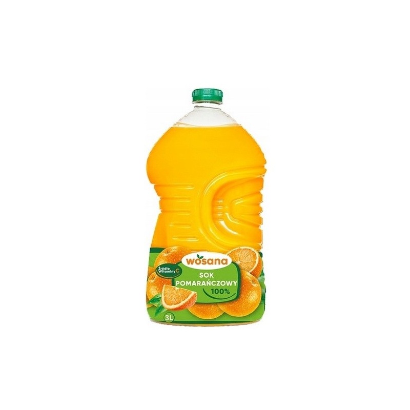 Wosana Sok Pomarańczowy 3l x 3 sztuki Wosana Sok Pomarańczowy 3l x 3 sztuki