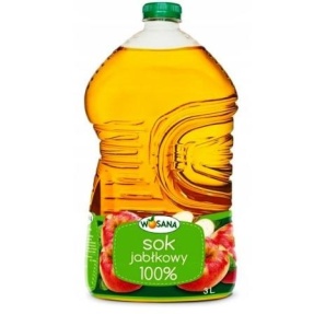 Wosana Sok jabłkowy 3l x 3 butelki