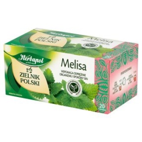 Herbapol Zielnik Polski Melisa Herbatka ziołowa 40 g 20 torebek