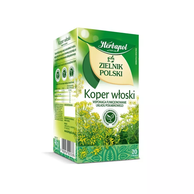 Herbapol Koper włoski 20 torebek Herbapol Koper włoski 20 torebek