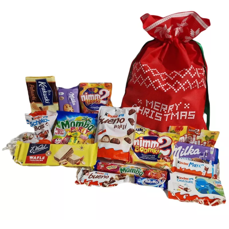 Paczka świąteczna słodyczy Premium Medium 100 Paczka świąteczna słodyczy Premium Medium 100