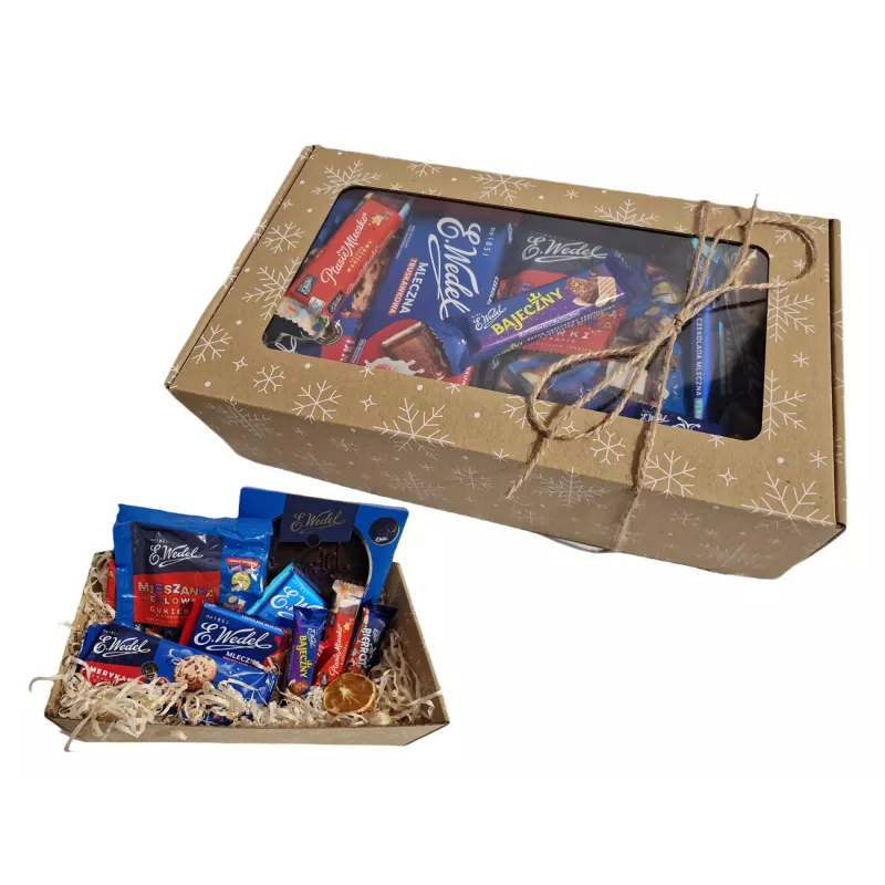 Zestaw Świąteczny Paczka ze słodyczami Wedel w kartoniku nr 204
