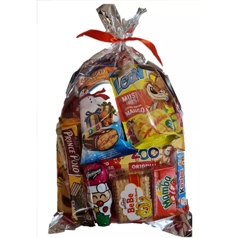 Paczka słodyczy dla dzieci na Mikołajki – Zestaw Świąteczny nr 22