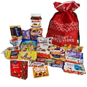 Paczka słodyczy Premium z Kremem NUTELLA Zestaw Świąteczny na prezent nr 105