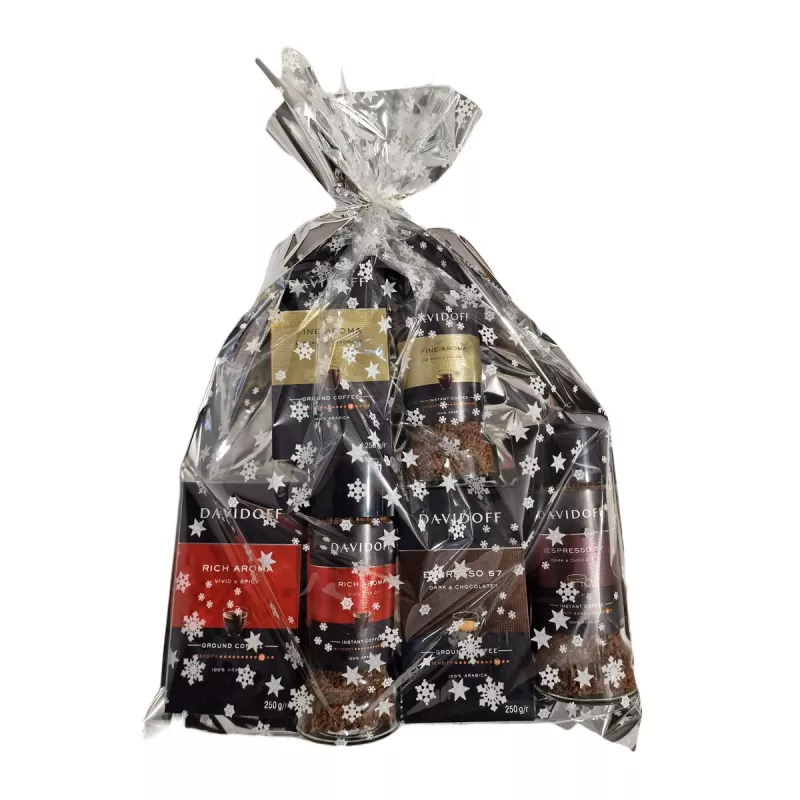 PACZKA ŚWIĄTECZNA ZESTAW PREZENTOWY KAWA DAVIDOFF nr 24 PACZKA ŚWIĄTECZNA ZESTAW PREZENTOWY KAWA DAVIDOFF nr 24