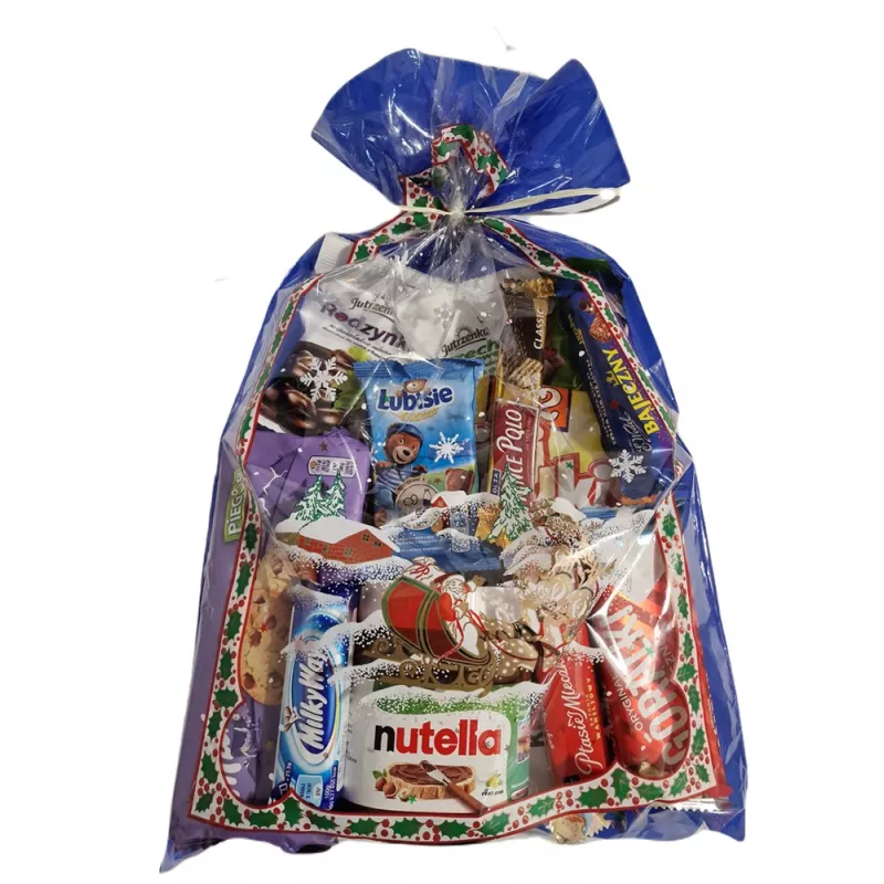 Paczka Świąteczna z kremem NUTELLA – Zestaw słodyczy nr 27 Paczka Świąteczna z kremem NUTELLA – Zestaw słodyczy nr 27