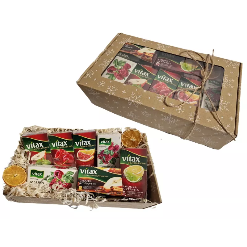 ZESTAW ŚWIĄTECZNY Z OWOCOWYMI HERBATAMI VITAX NR 215