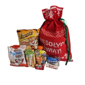 PACZKA ŚWIĄTECZNA ZESTAW DLA PRZEDSZKOLAKA Z SCHOKO BONS NR 109