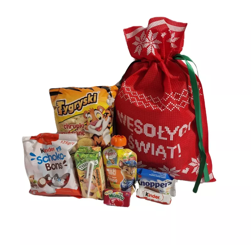 PACZKA ŚWIĄTECZNA ZESTAW DLA PRZEDSZKOLAKA Z SCHOKO BONS NR 109 PACZKA ŚWIĄTECZNA ZESTAW DLA PRZEDSZKOLAKA Z SCHOKO BONS NR 109