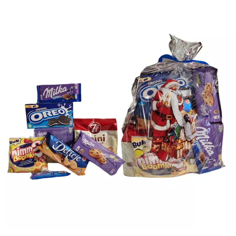 Paczka słodyczy – zestaw świąteczny z Milka i Nimm2 nr 33