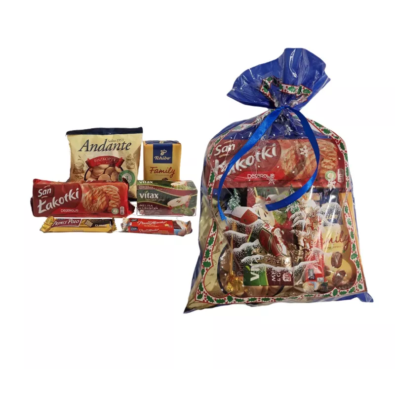 PACZKA ŚWIĄTECZNA ZESTAW PREZENTOWY Z PRINCE POLO NR 31