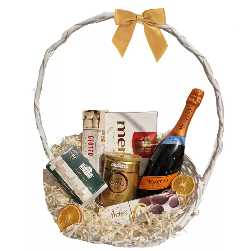 Kosz Świąteczny Zestaw Prezentowy z Winem MIONETTO nr5