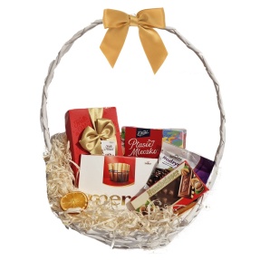 Kosz Świąteczny Zestaw Prezentowy z Wedel Ptasie Mleczko nr 3