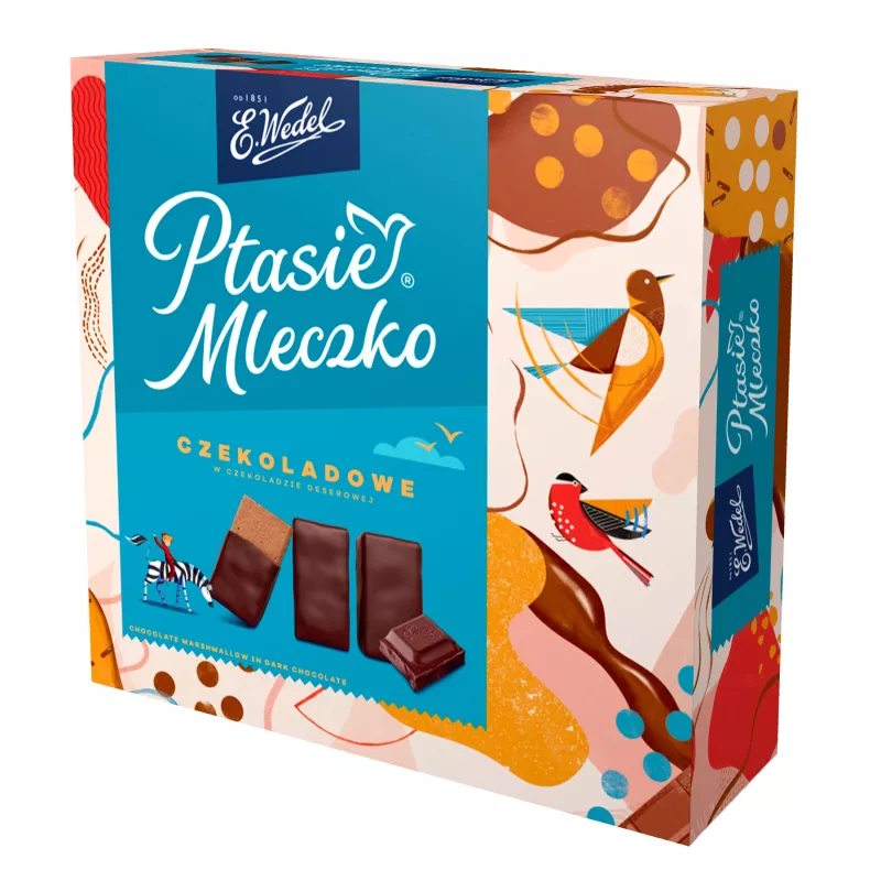 WEDEL PTASIE MLECZKO® CZEKOLADOWE 340G