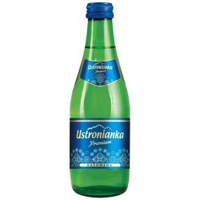 Ustronianka szkło 0.33 l. gazowana x 12 sztuk