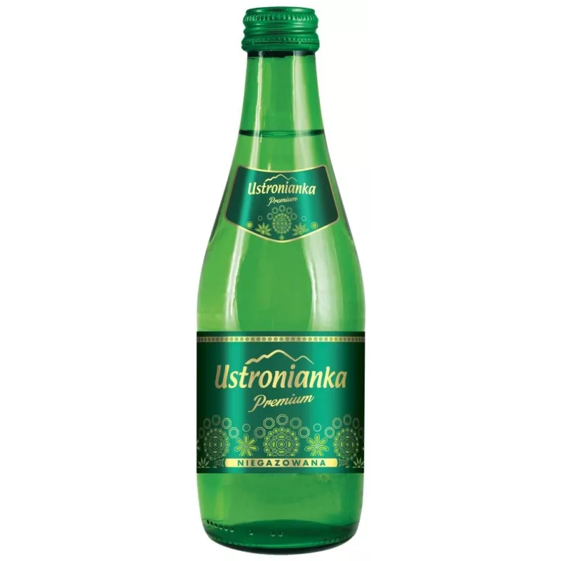 Ustronianka szkło 0.33 l. niegazowana x 1296 butelek PALETA