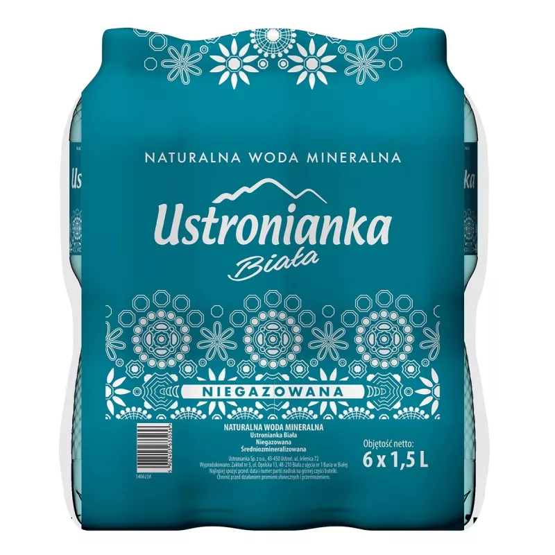 Ustronianka biała 1.5 l. niegazowana x 6 sztuk