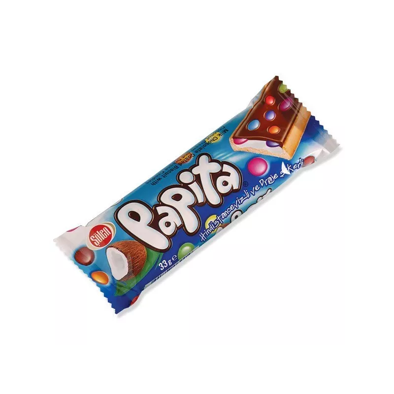 Papita baton kokosowy 33g x 24 sztuki