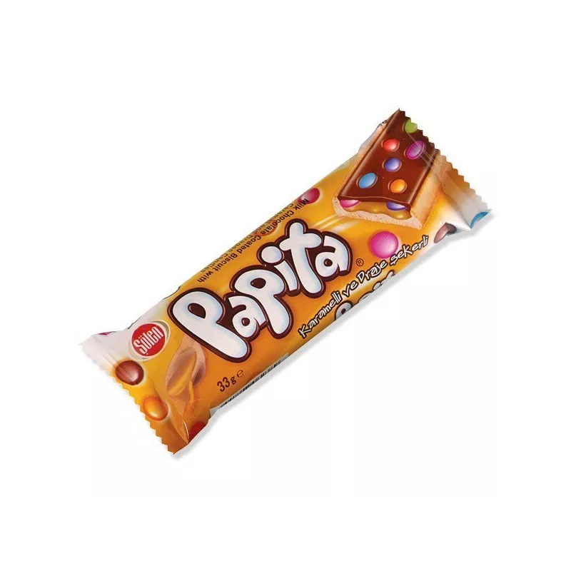 Papita baton karmelowy 33g x 24 sztuki