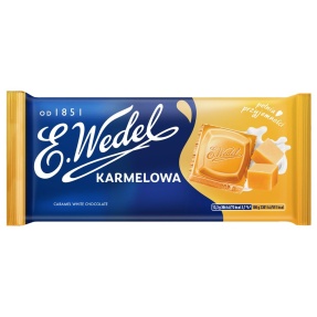 Wedel CZEKOLADA BIAŁA KARMELOWA 80 G X 5 SZTUK