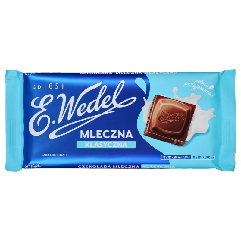 Wedel CZEKOLADA MLECZNA 90 G X 5 SZTUK Wedel CZEKOLADA MLECZNA 90 G X 5 SZTUK