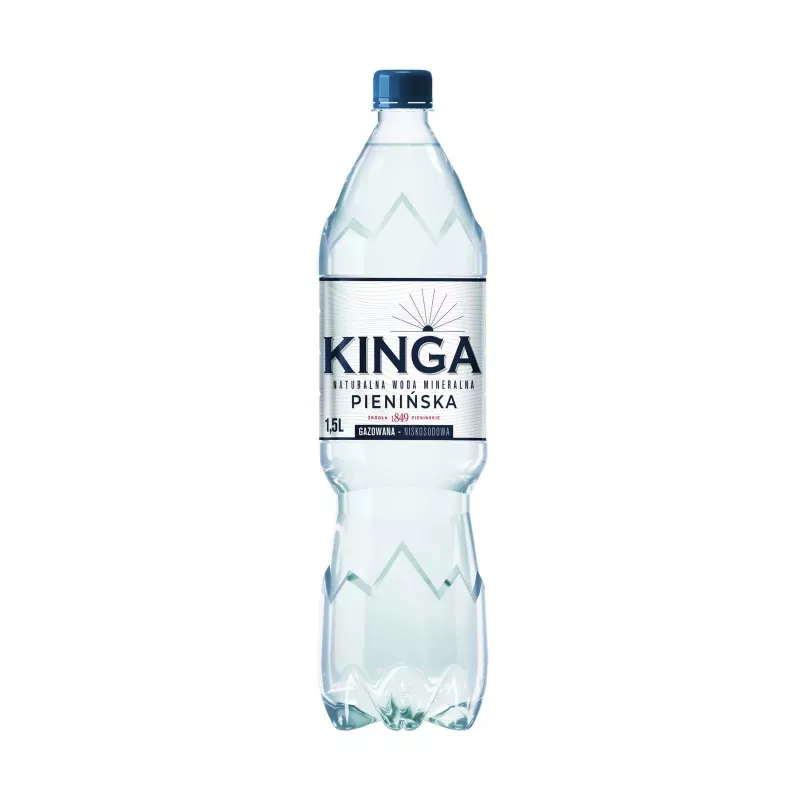 Kinga Pienińska Gazowana 1.5l. X 504 BUTELEK PALETA