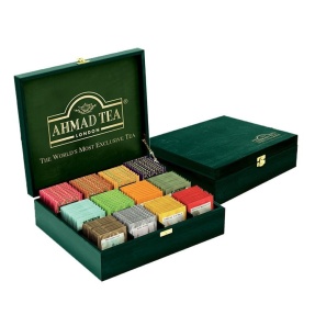 Ahmad Exclusive Mix 120 herbat w drewnianej skrzynce