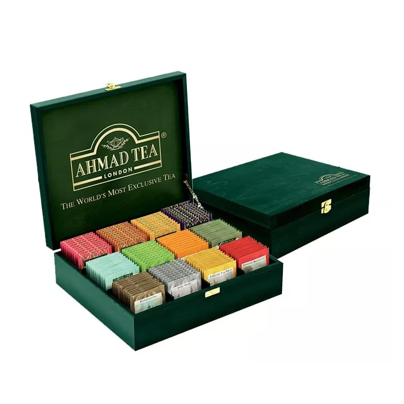 Ahmad Exclusive Mix 120 herbat w drewnianej skrzynce Ahmad Exclusive Mix 120 herbat w drewnianej skrzynce