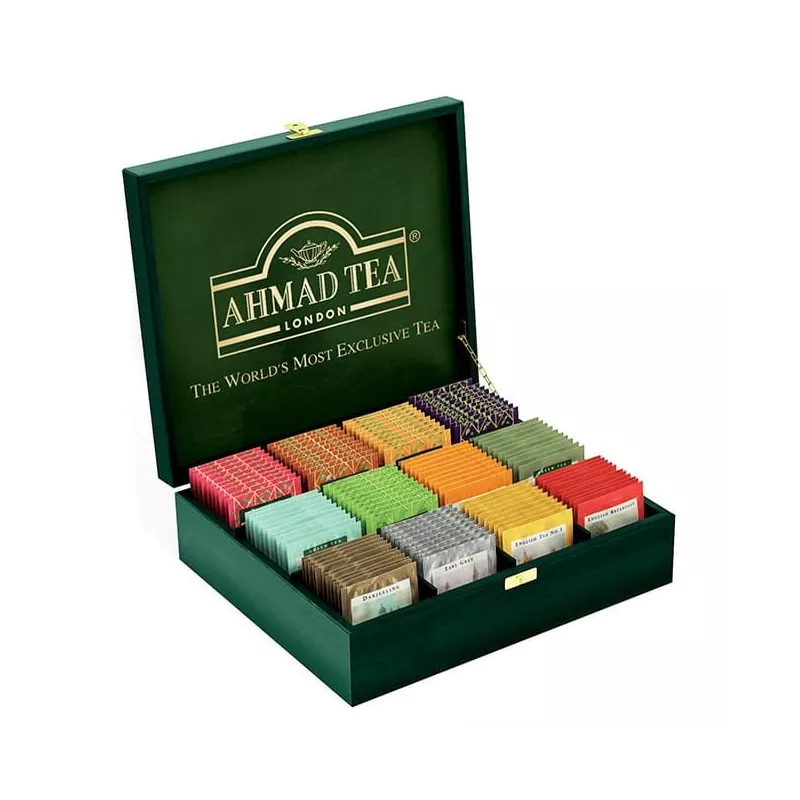 Ahmad Exclusive Mix 120 herbat w drewnianej skrzynce Ahmad Exclusive Mix 120 herbat w drewnianej skrzynce