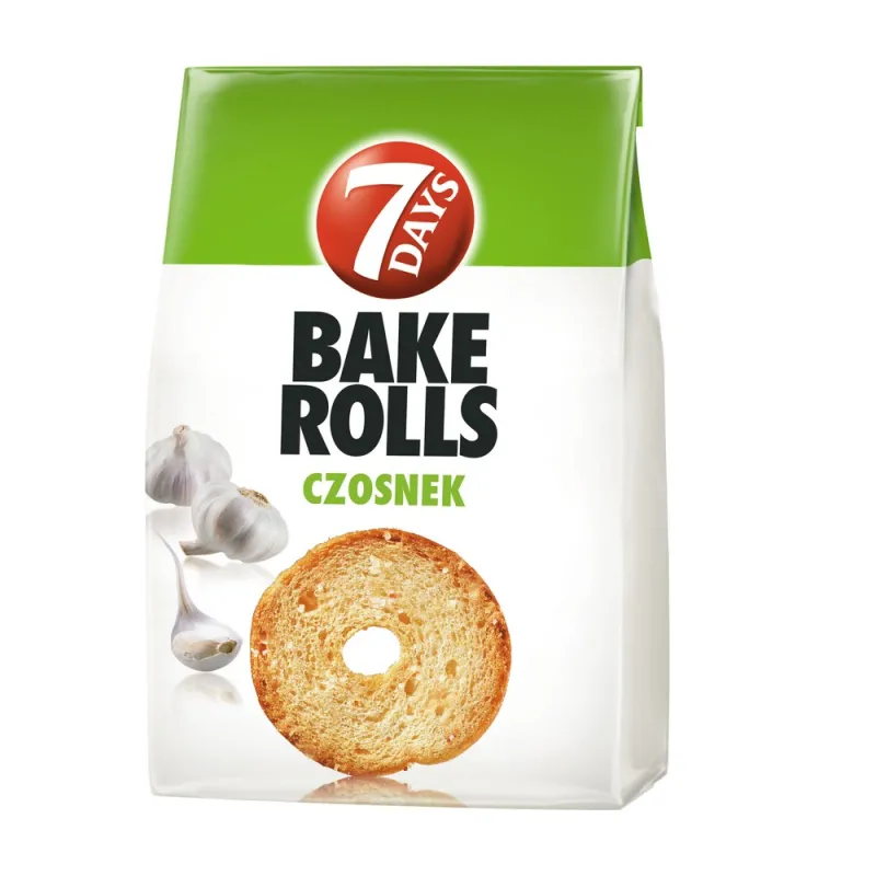 7 DAYS BAKE ROLLS CZOSNEK 150G x 12 sztuk