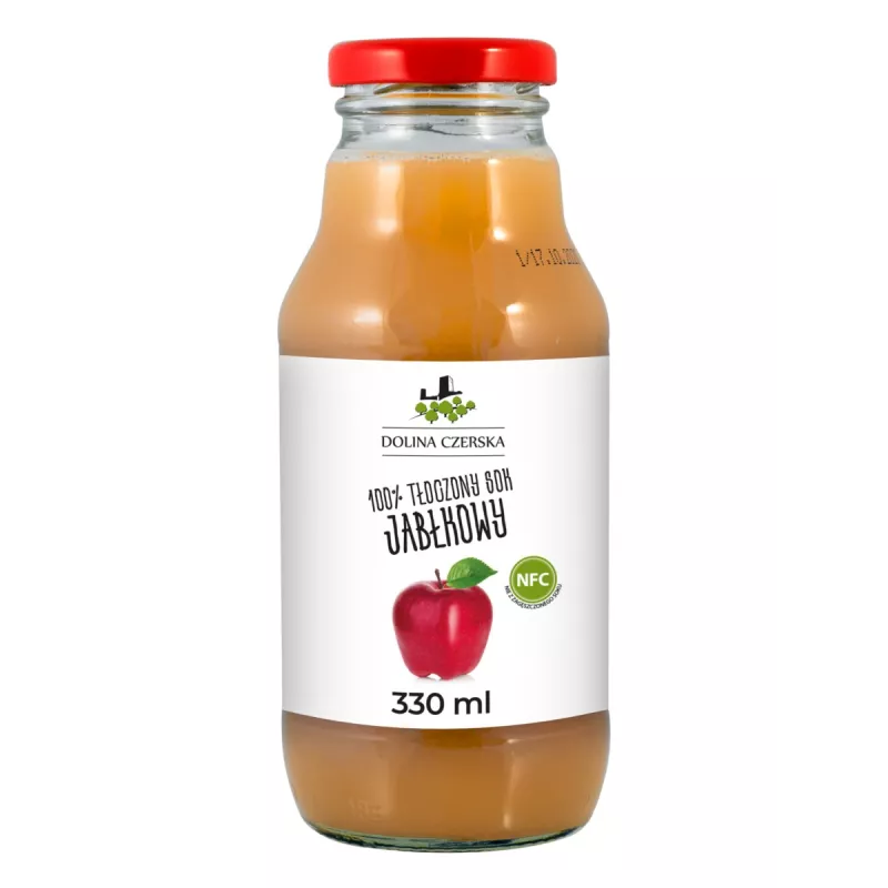 Dolina Czerska Tłoczony sok jabłkowy 0.33l x 15 sztuk