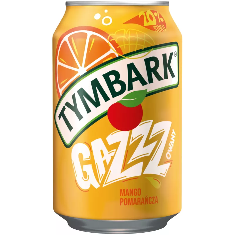 Tymbark gazzzowany mango pomarańcza 330 ml x 12 sztuk